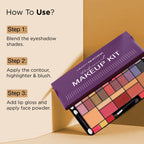 Hilary Rhoda Professional Makeup Kit - Multicolor 01 | Grocsy