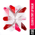 Hilary Rhoda Clear & Tint Lip Balm - Pack Of 6 | Grocsy