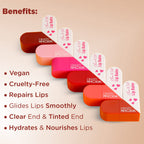 Hilary Rhoda Clear & Tint Lip Balm - Pack Of 6 | Grocsy