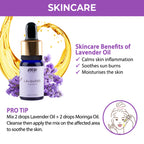 Nykaa Naturals Lavender Essential Oil - Combats skin inflammation and Dandruff - 100% Natural | Grocsy