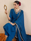 Indo Era Ethnic Motifs Embroidered Regular V-Neck Straight Kurta With Trousers & Dupatta | Grocsy