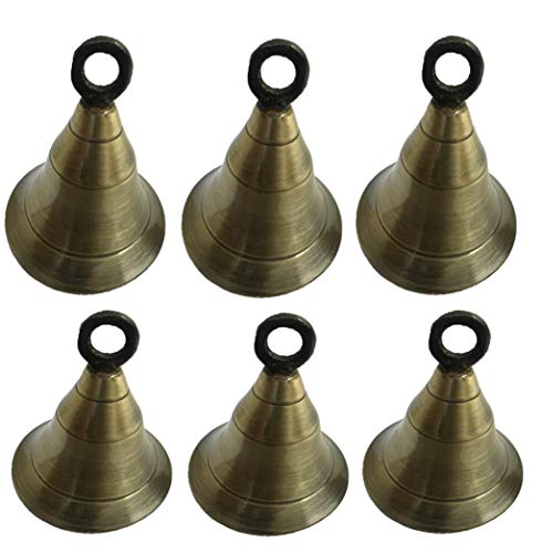 Uapan Brass Pooja Room Bells with J Hook | Grocsy