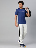 Alcis Typography Printed Anti Static Slim Fit T-shirt | Grocsy