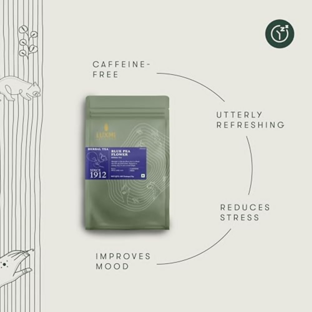 Luxmi Estates Blue Pea Flower Herbal Infusion | Grocsy