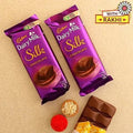 Folk Style Lumba Rakhi Set & Silk Chocolates | Grocsy