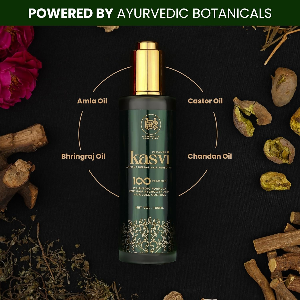 Cleanse Ayurveda Cleanse Kasvi Herbal Hair Oil | Grocsy