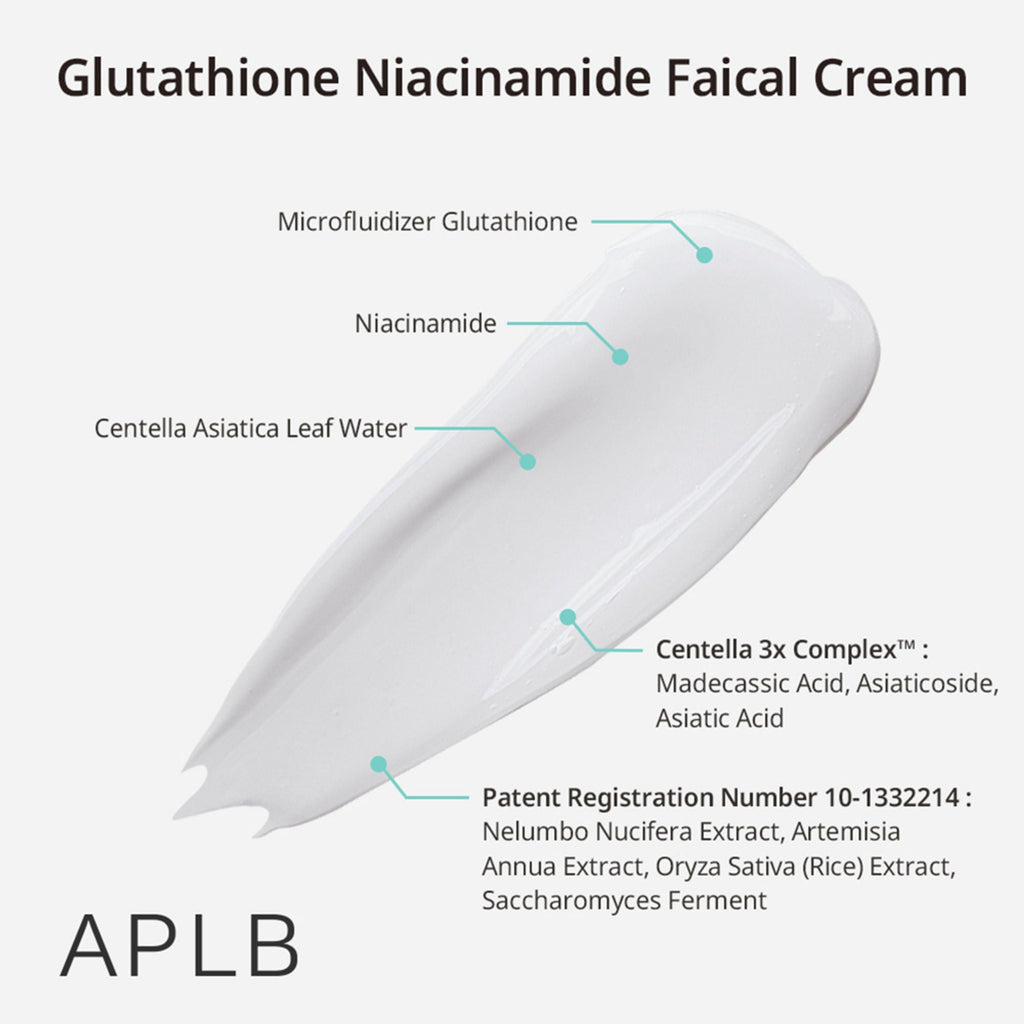APLB Glutathione Niacinamide Facial Cream | Grocsy