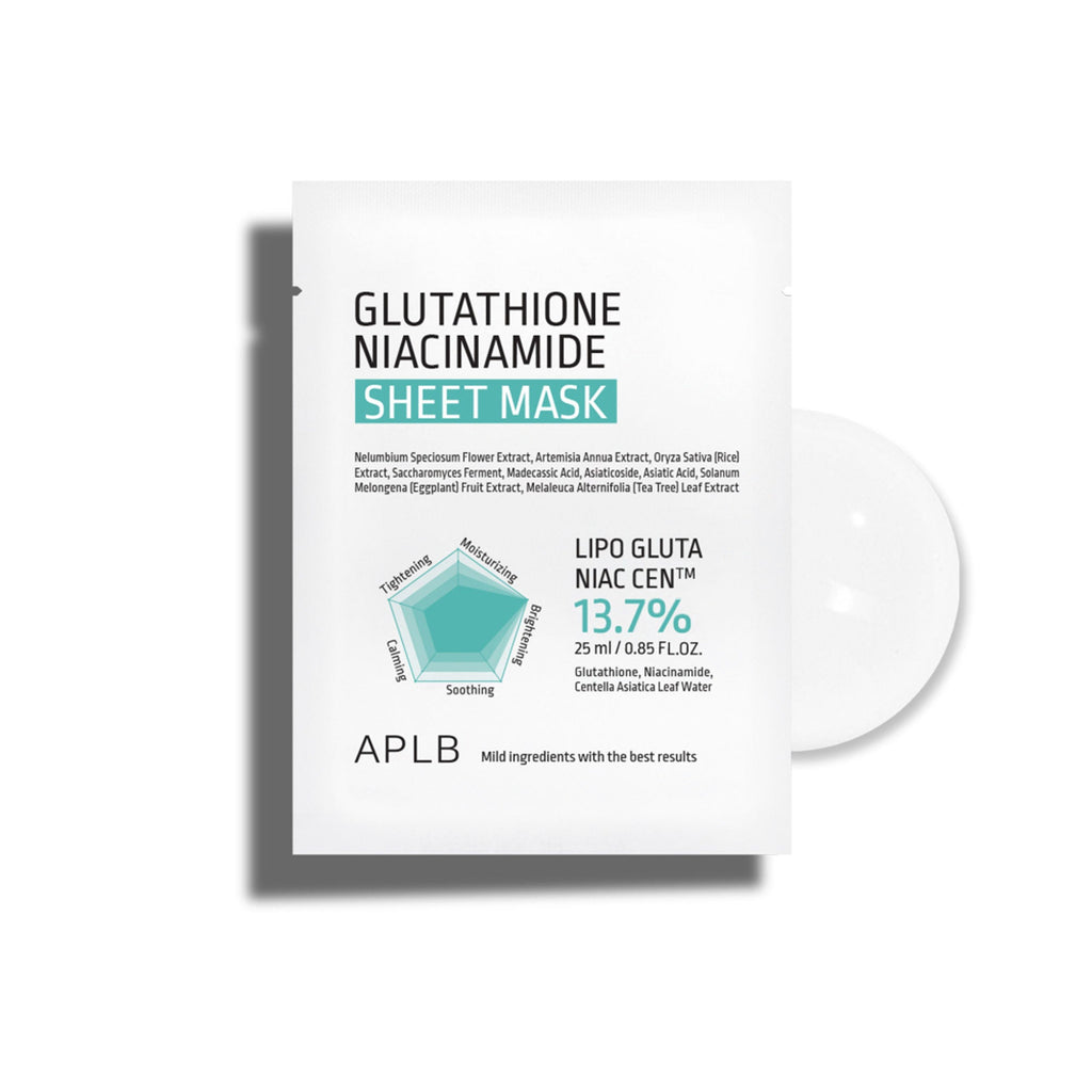 APLB Glutathione Niacinamide Sheet Mask | Grocsy
