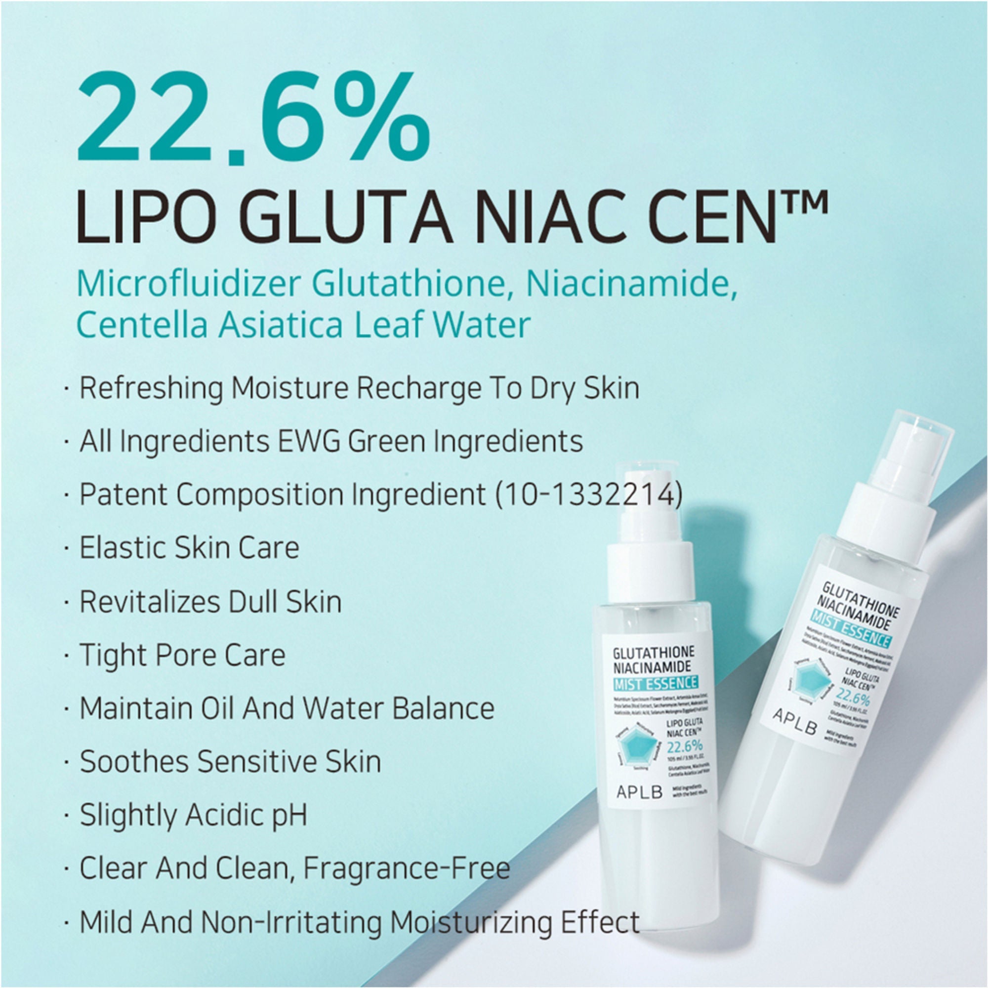 APLB Glutathione Niacinamide Mist Essence | Grocsy