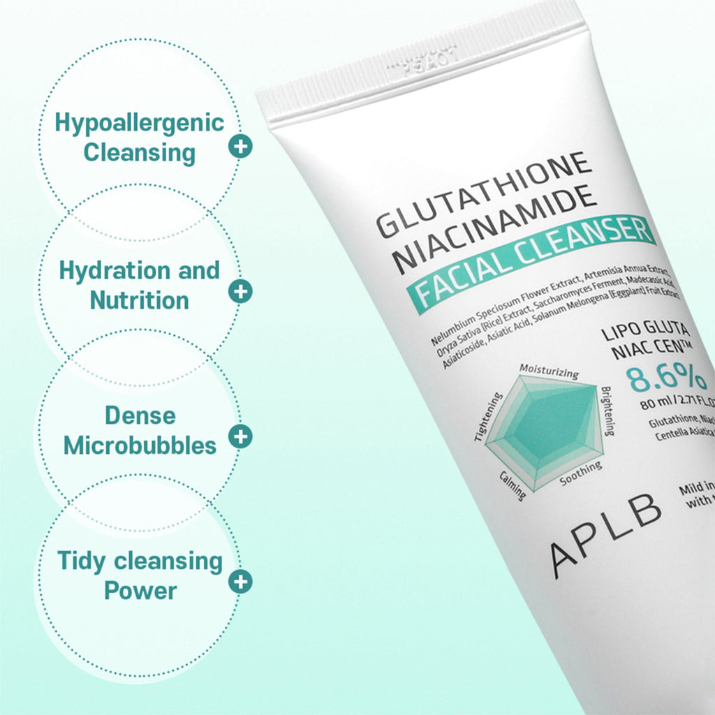 APLB Glutathione Niacinamide Facial Cleanser | Grocsy