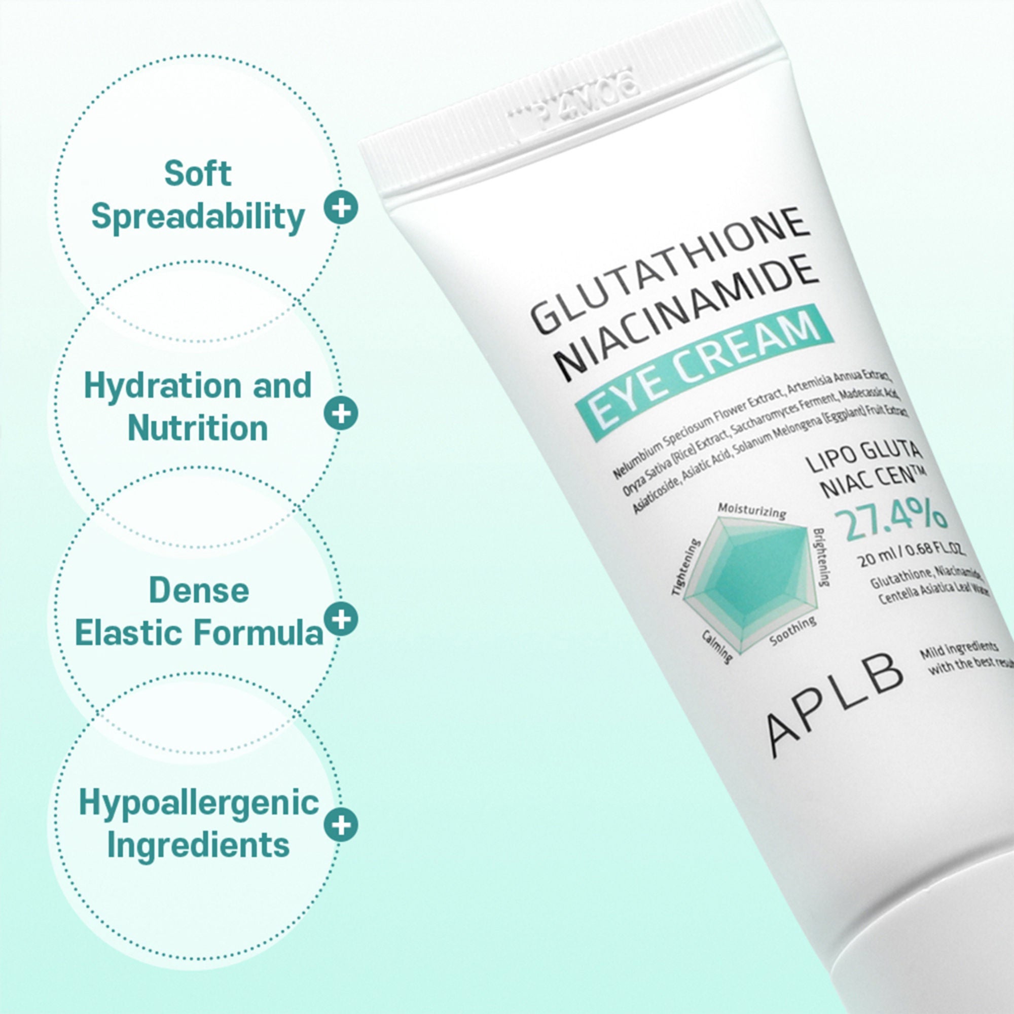 APLB Glutathione Niacinamide Eye Cream | Grocsy