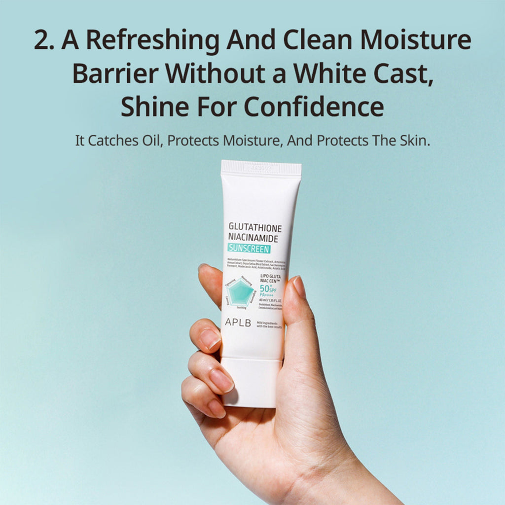 APLB Glutathione Niacinamide Sunscreen SPF 50+ PA++++ | Grocsy