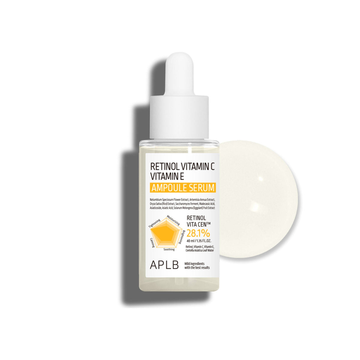 APLB Retinol Vitamin C Vitamin E Ampoule Serum | Grocsy