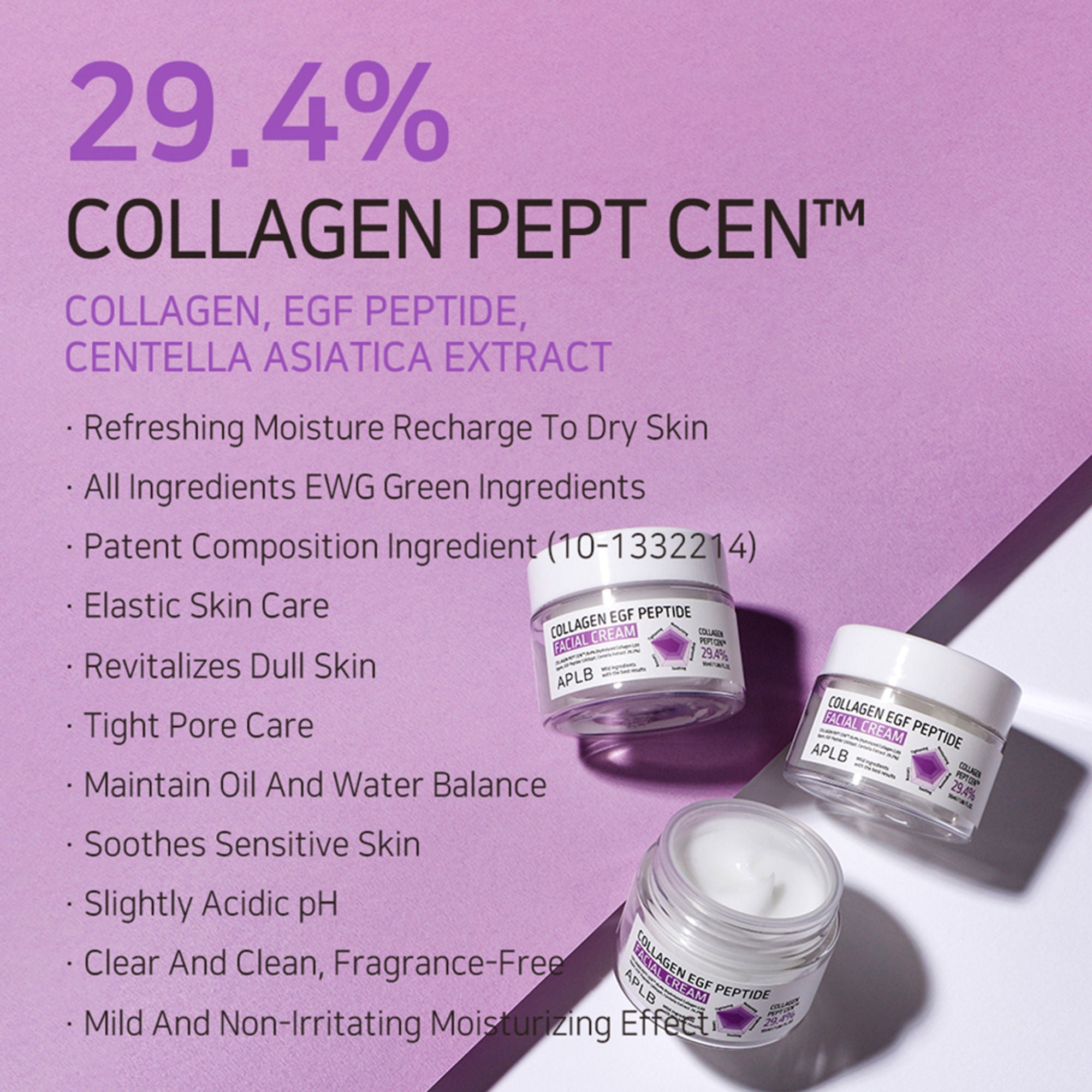 APLB Collagen EGF Peptide Facial Cream | Grocsy