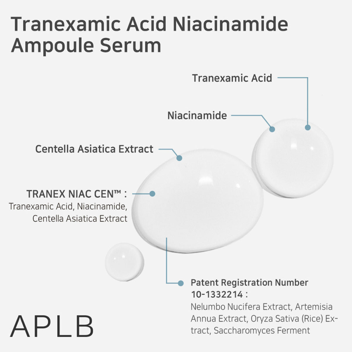 APLB Tranexamic Acid Niacinamide Ampoule Serum | Grocsy