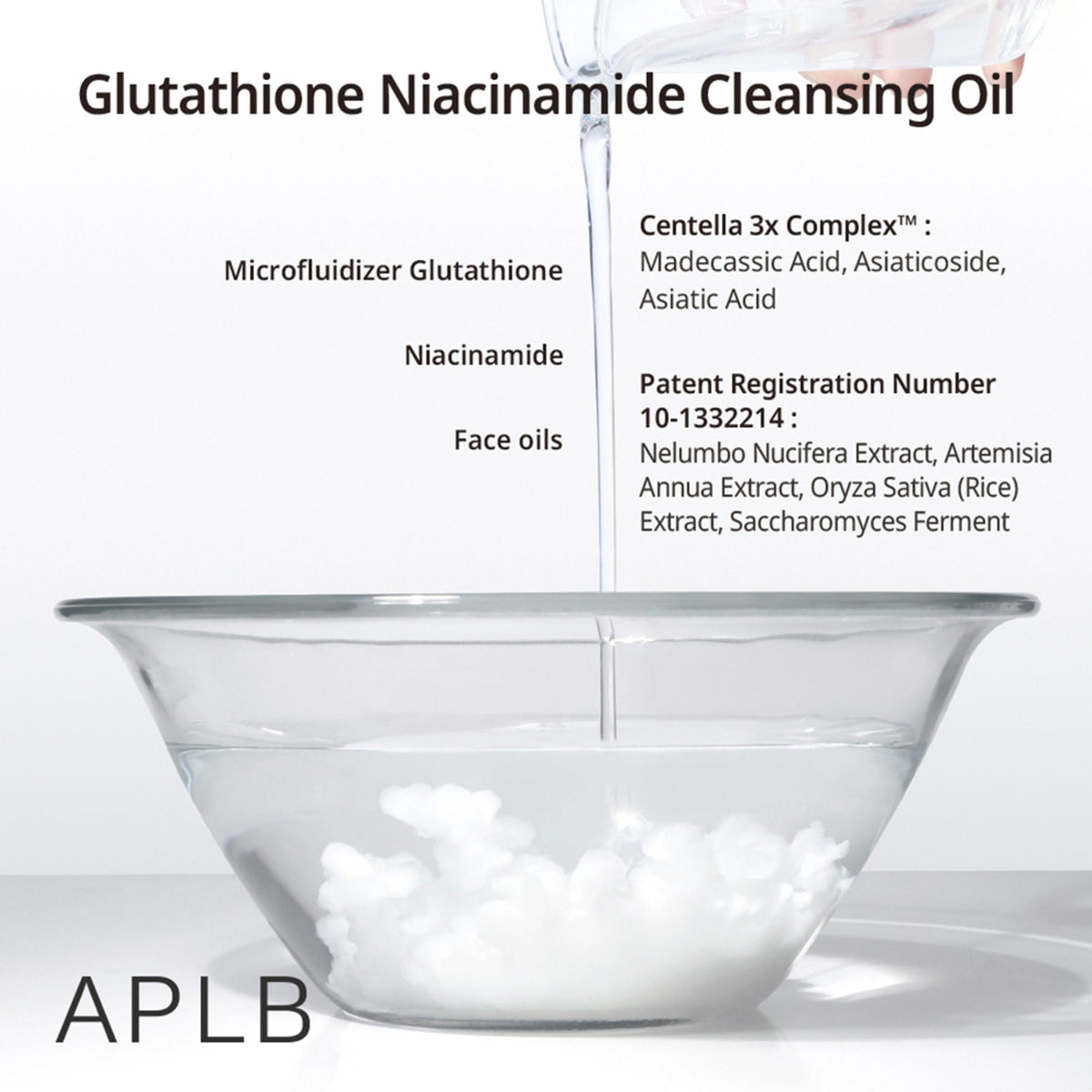 APLB Glutathione Niacinamide Cleansing Oil | Grocsy
