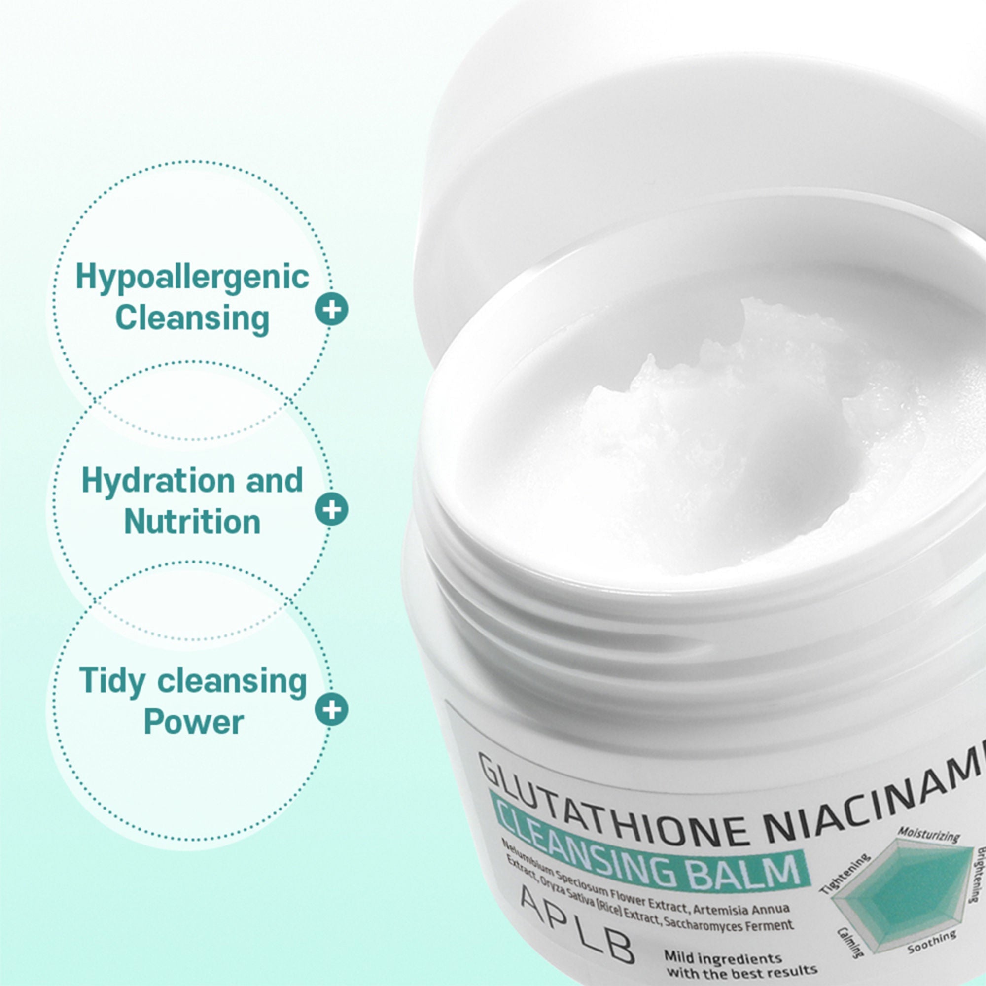 APLB Glutathione Niacinamide Cleansing Balm | Grocsy