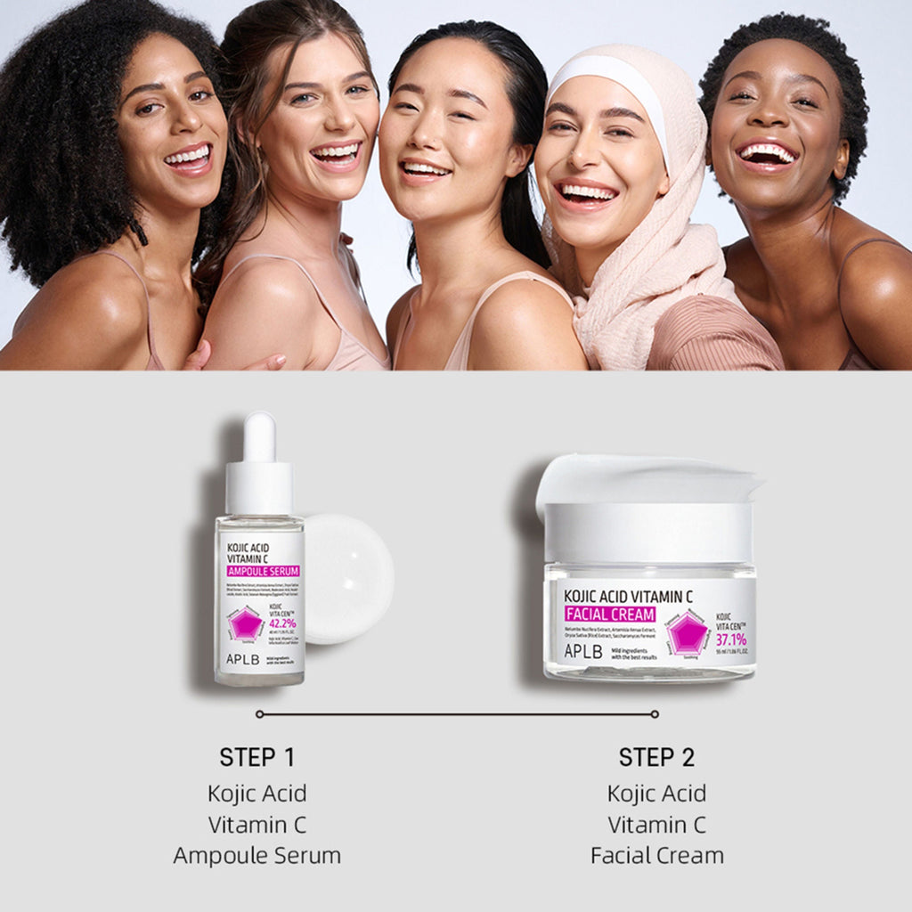 APLB Kojic Acid Vitamin C Ampoule Serum | Grocsy
