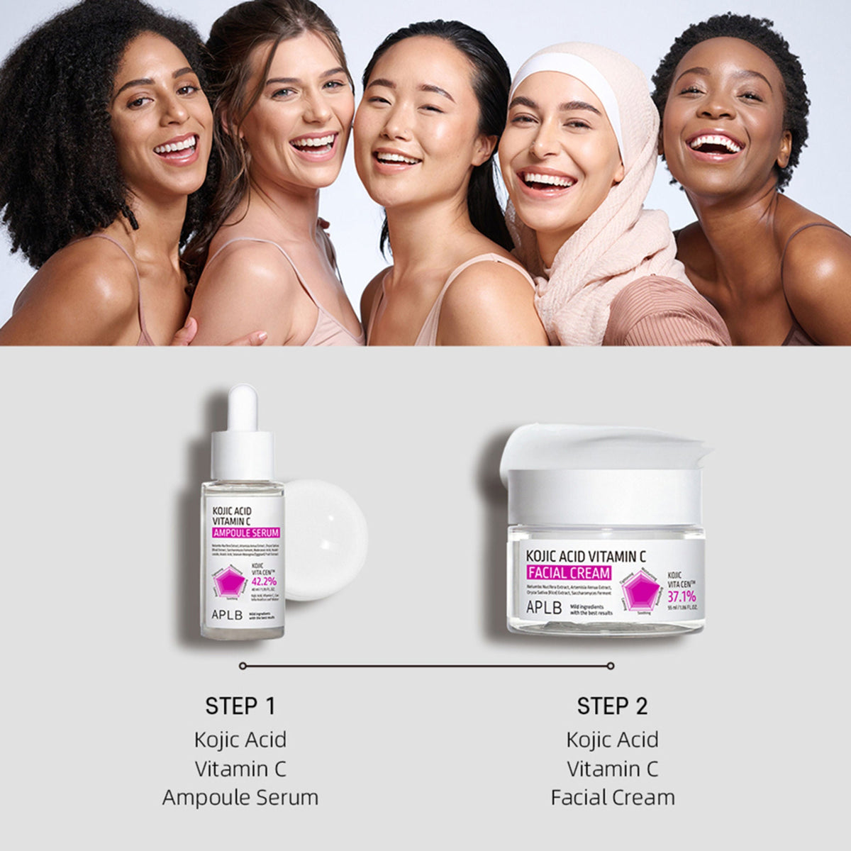 APLB Kojic Acid Vitamin C Facial Cream | Grocsy