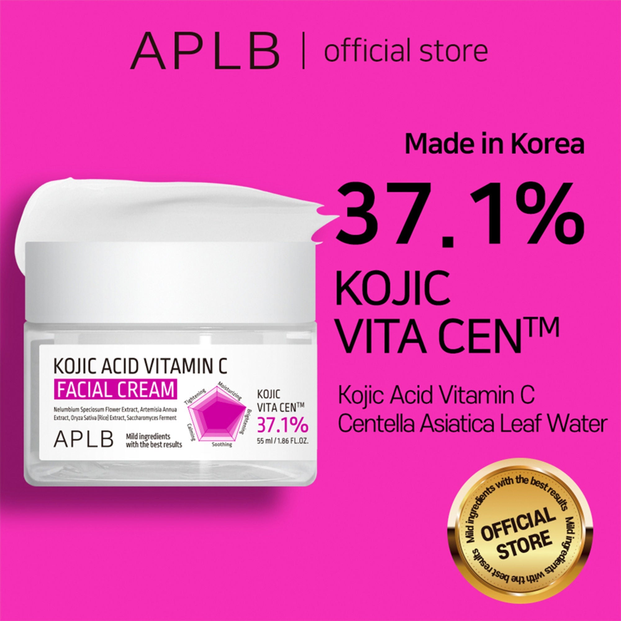 APLB Kojic Acid Vitamin C Facial Cream | Grocsy