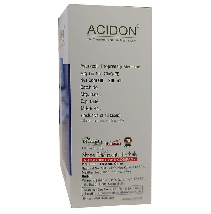 SDH Naturals Acidon Syrup | Grocsy