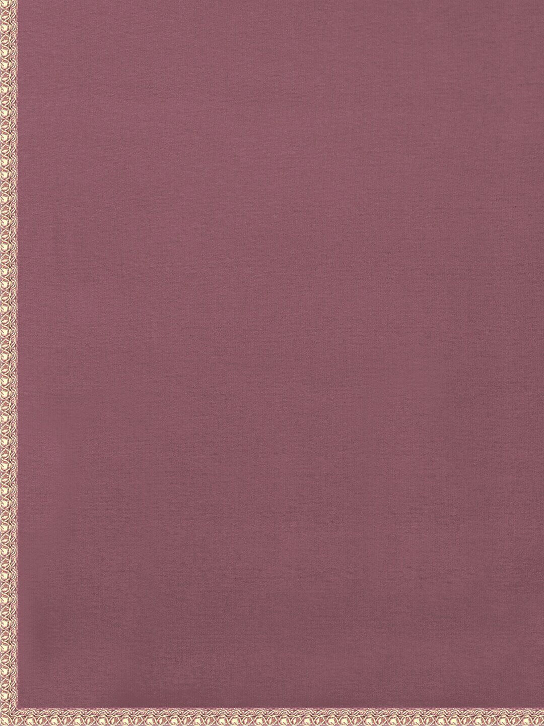 Sangria Mauve Embroidered Poly Georgette Saree | Grocsy