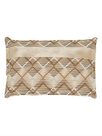 Story@home Brown & White Striped Microfiber 180 TC Bedsheet With Pillow Cover | Grocsy