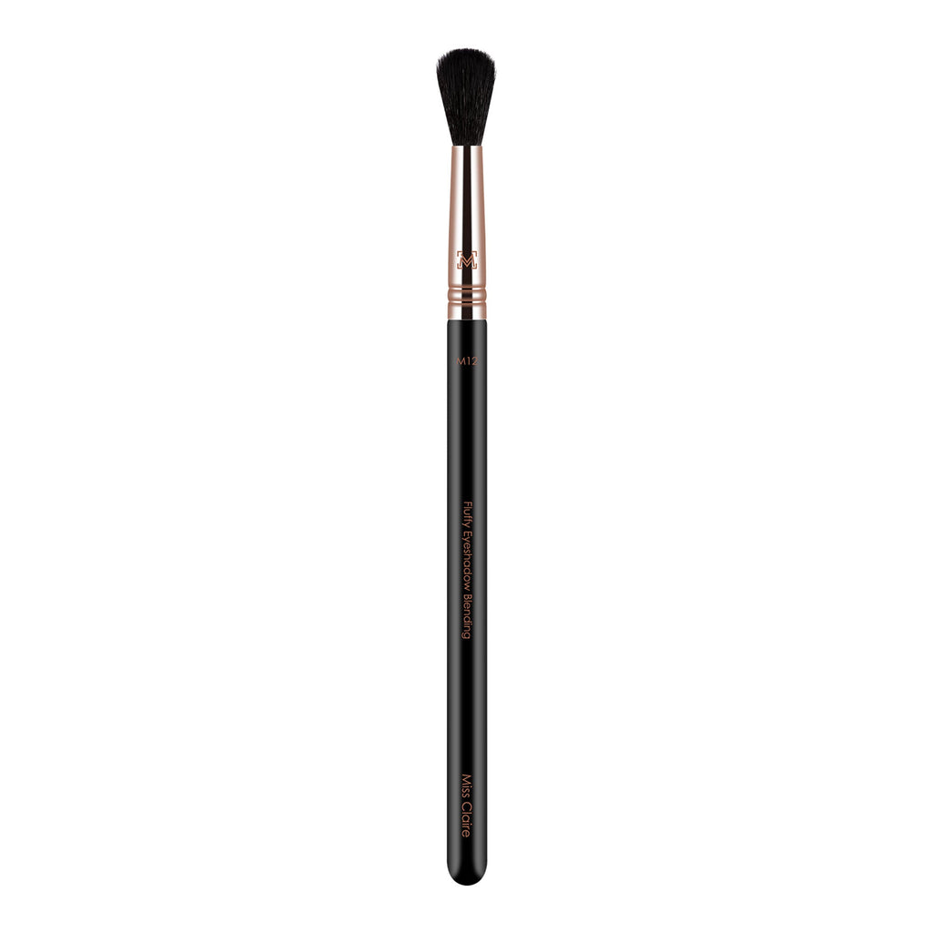 Miss Claire M12 - Fluffy Eyeshadow Blending Brush (Black) - Rose Gold | Grocsy
