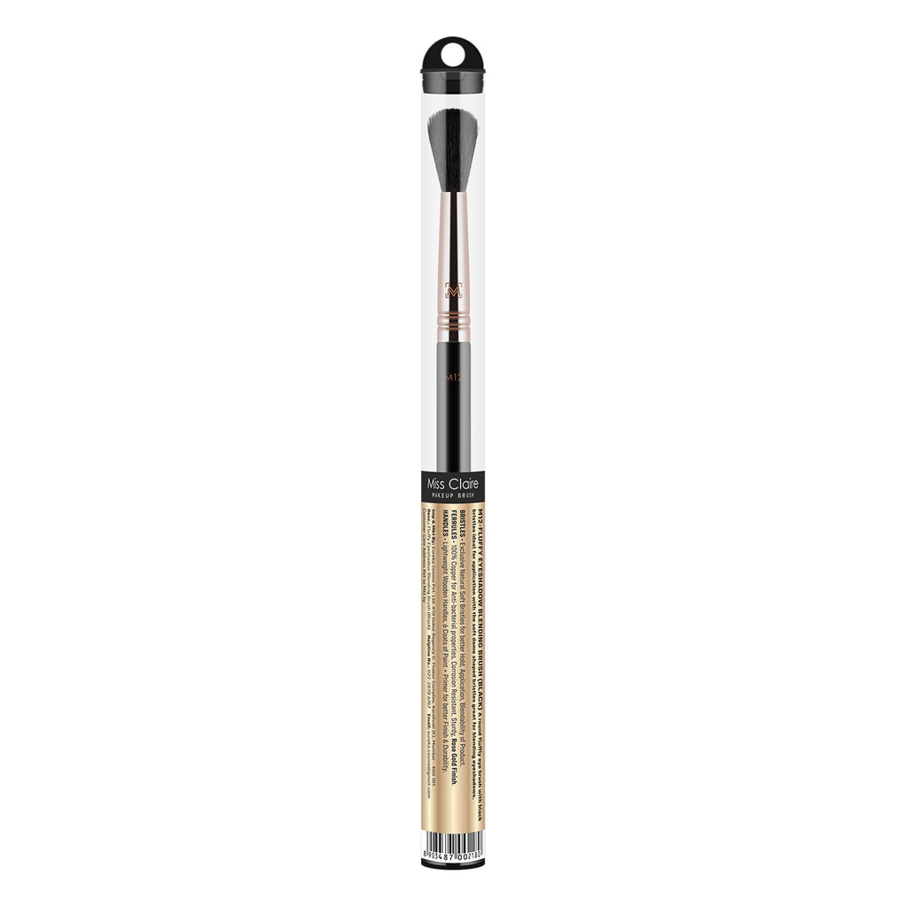 Miss Claire M12 - Fluffy Eyeshadow Blending Brush (Black) - Rose Gold | Grocsy