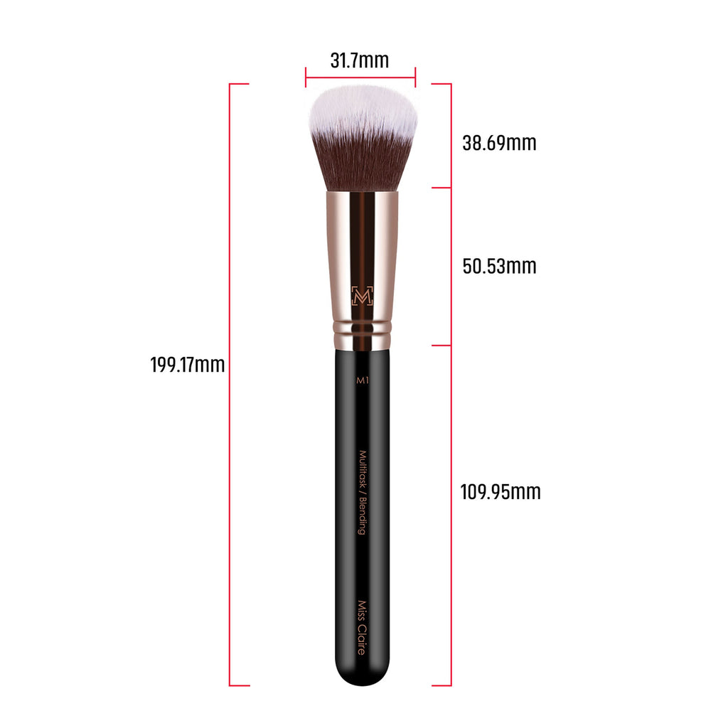 Miss Claire M1 - Multitask/Blending Brush - Rose Gold | Grocsy