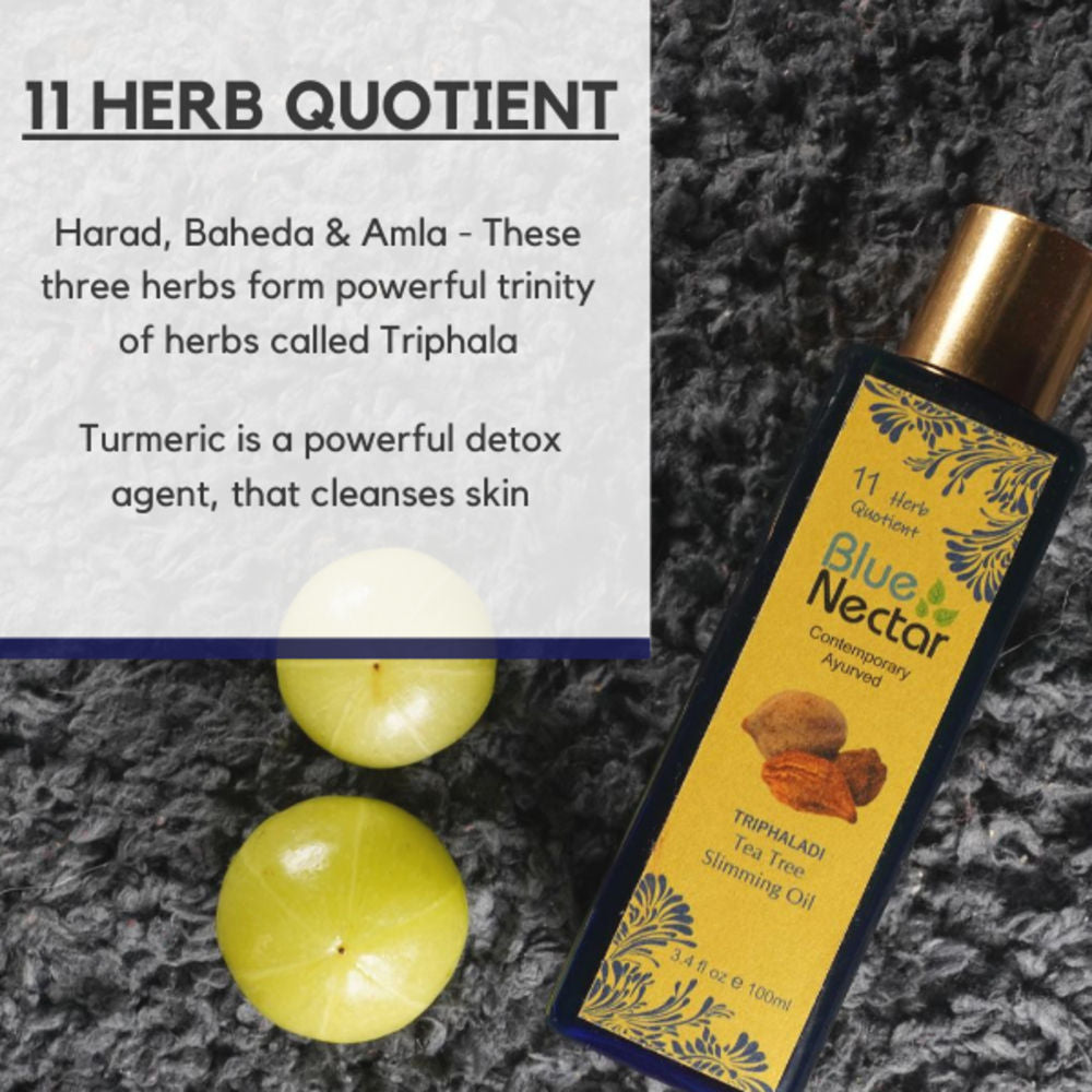 Blue Nectar Triphaladi Tea Tree Slimming Oil | Grocsy