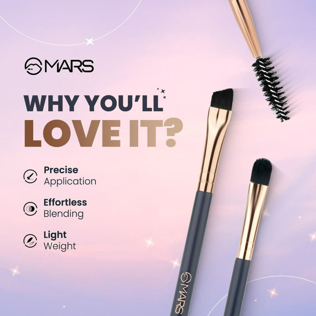 MARS Cosmetics Eye Enchanted Brush - Set of 3 | Grocsy