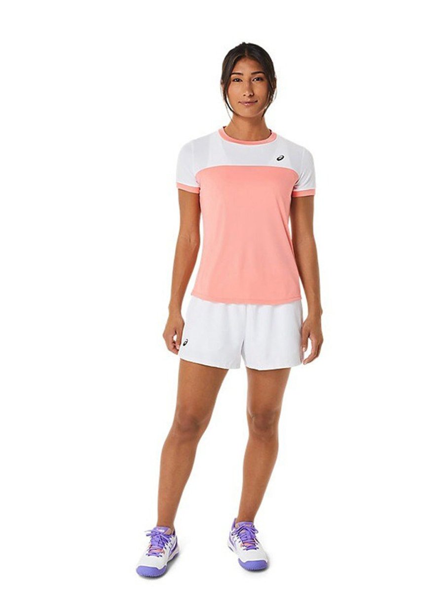 ASICS Court SS Colourblocked Short Sleeved T-Shirt | Grocsy