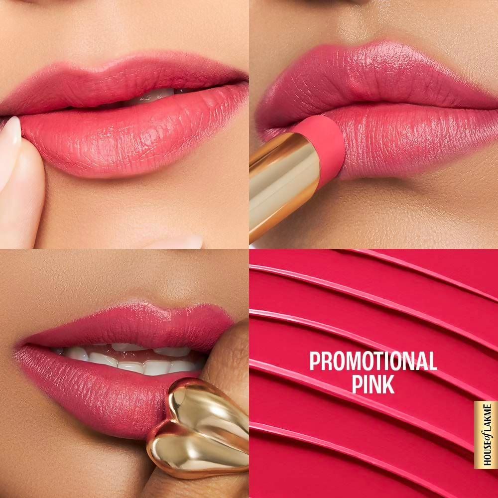 Lakme 9to5 Hya Matte Lipstick - Promotion Pink | Grocsy