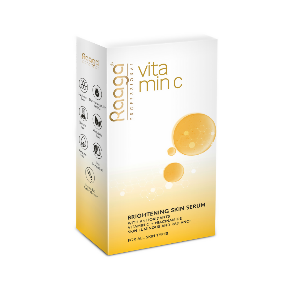 Raaga Professional Niacinamide + Vitamin C Brightening Face Serum | Grocsy