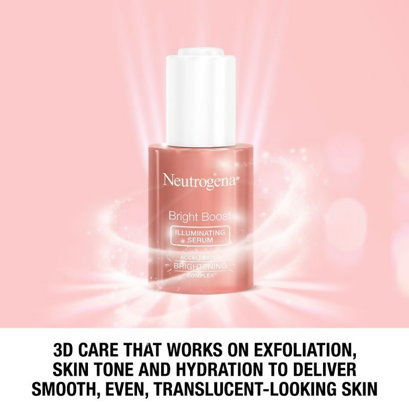Neutrogena Bright Boost Illuminating Moisturizing Face Serum | Grocsy