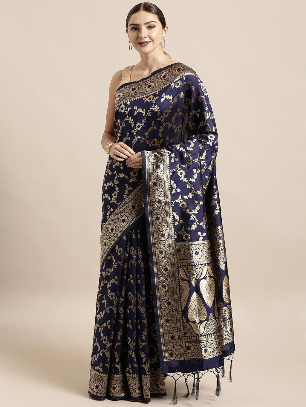 Sangria Woven Design Zari Sarees | Grocsy