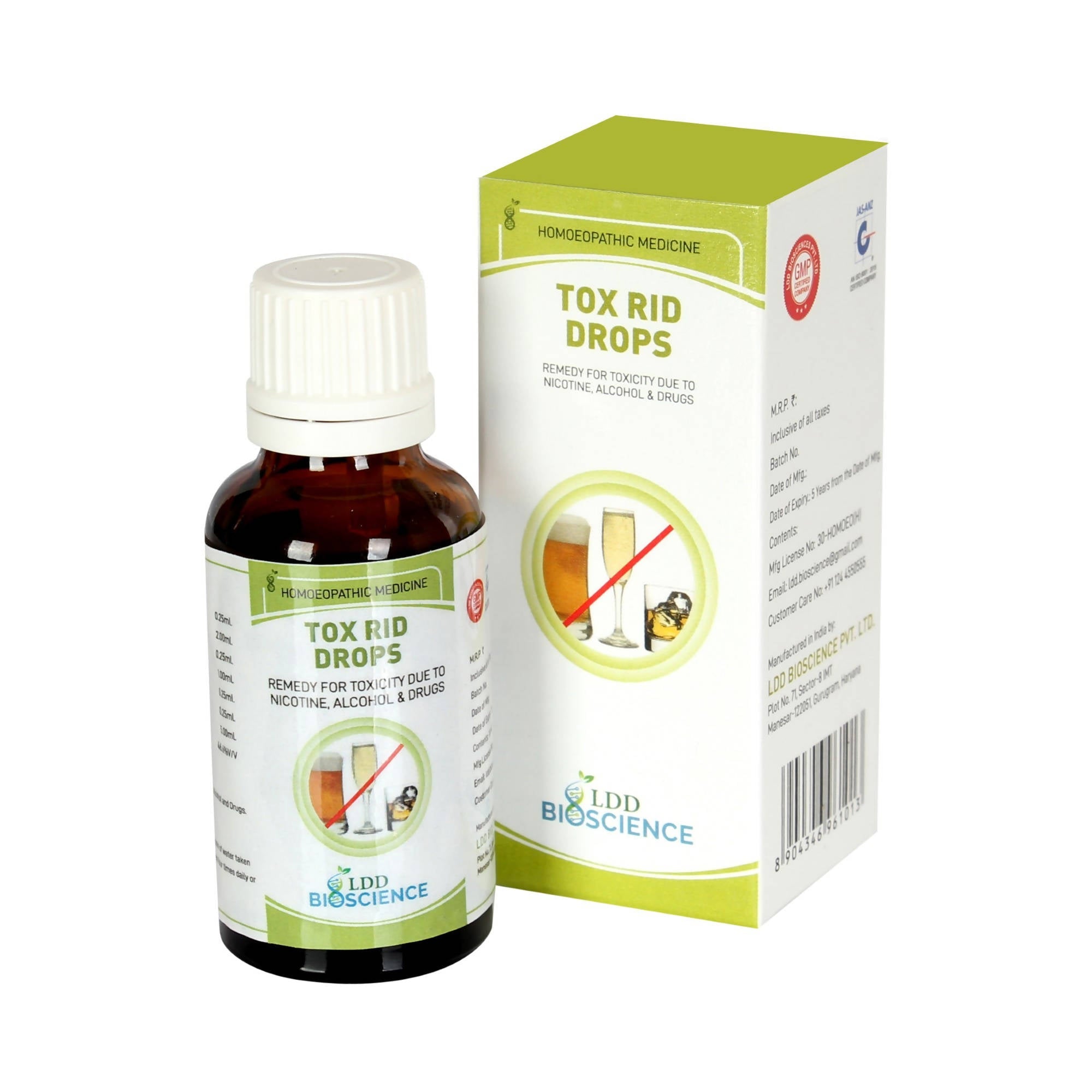 LDD Bioscience Homeopathy Tox Rid Drops | Grocsy