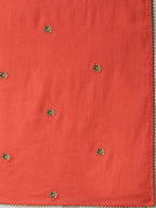 HERE&NOW Women Embroidered Regular Sleeves Kurta with Dupatta | Grocsy