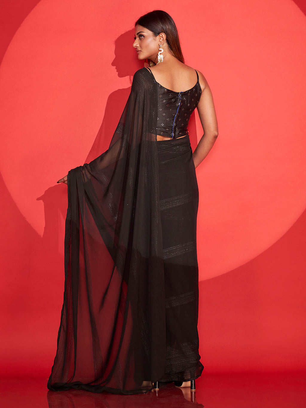 Tikhi Imli Zari Striped Saree | Grocsy