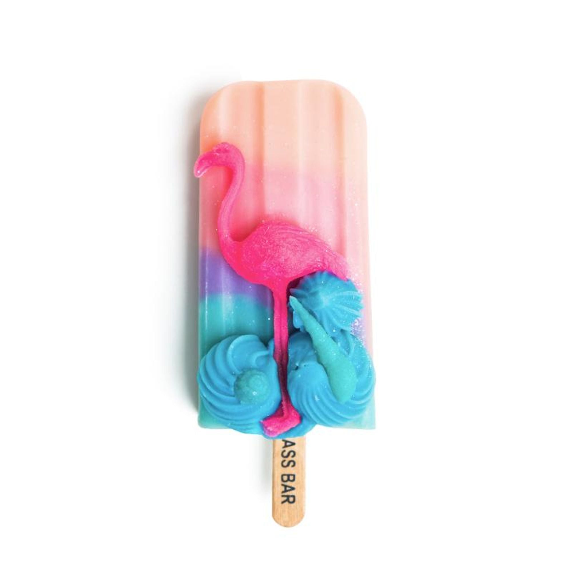 The Sass Bar Seascape Flamingo Popsicle Soap | Grocsy