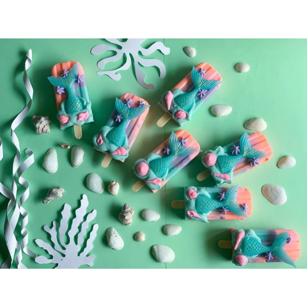 The Sass Bar Seascape Mermaid Popsicle Soap | Grocsy