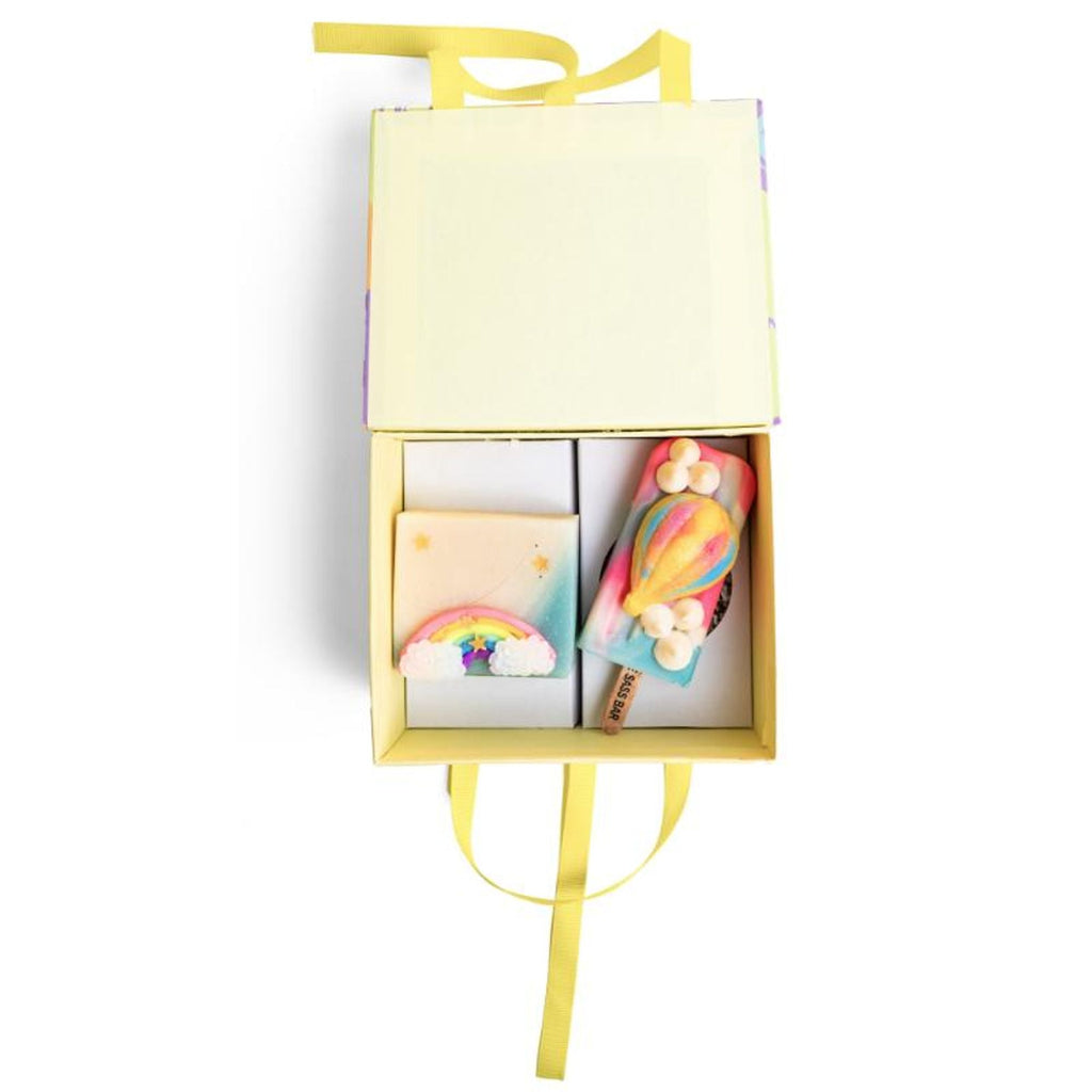 The Sass Bar Hot Air Balloon + Rainbow Soap - Combo | Grocsy