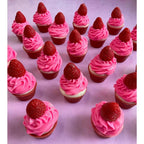 The Sass Bar Fraises Mini Cupcake Soap | Grocsy
