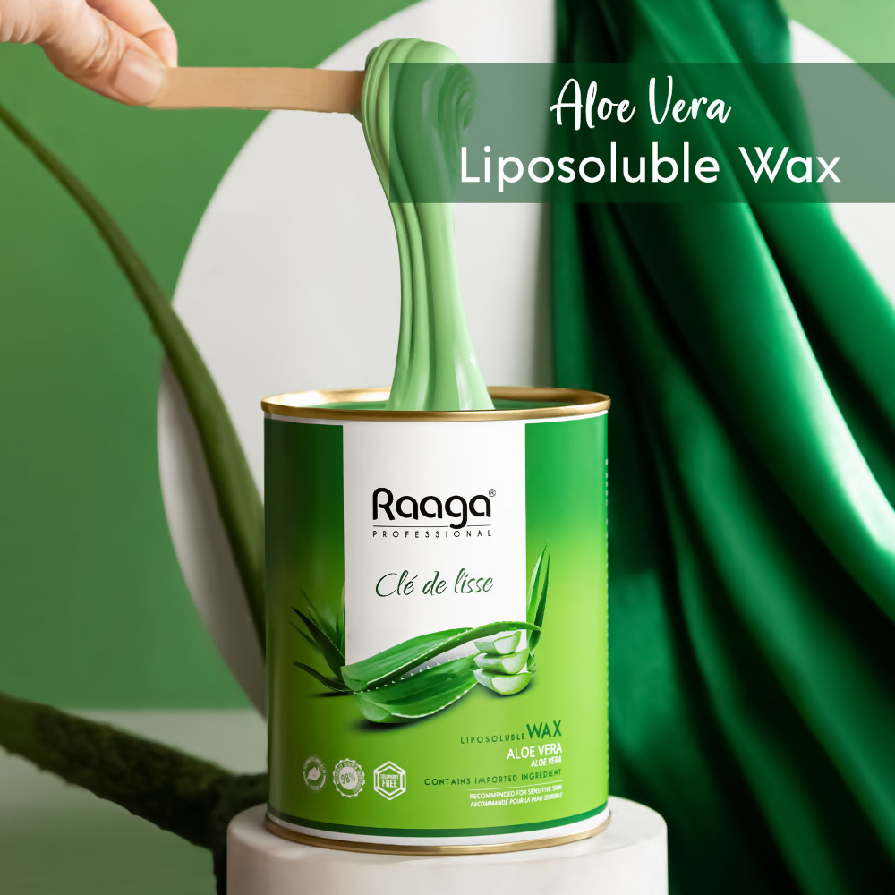 Raaga Professional Liposoluble Wax Aloe Vera | Grocsy