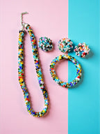 Inhanns Rangshine 4-In-1 Crystal Glam Set - Handmade - Multicolor | Grocsy