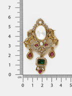 Ruby Raang Emerald Grace Brooch | Grocsy