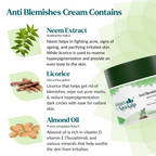 Kulsum's Kaya Kalp Anti-Blemishes Cream Daily Face Care For Reduced Pigmentation & Dark Circles | Grocsy