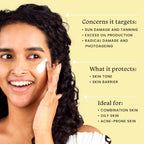 Foxtale Niacinamide Mattifying Sunscreen SPF 70+ PA++++ - Prevents Tanning, UVA/UVB Protection | Grocsy