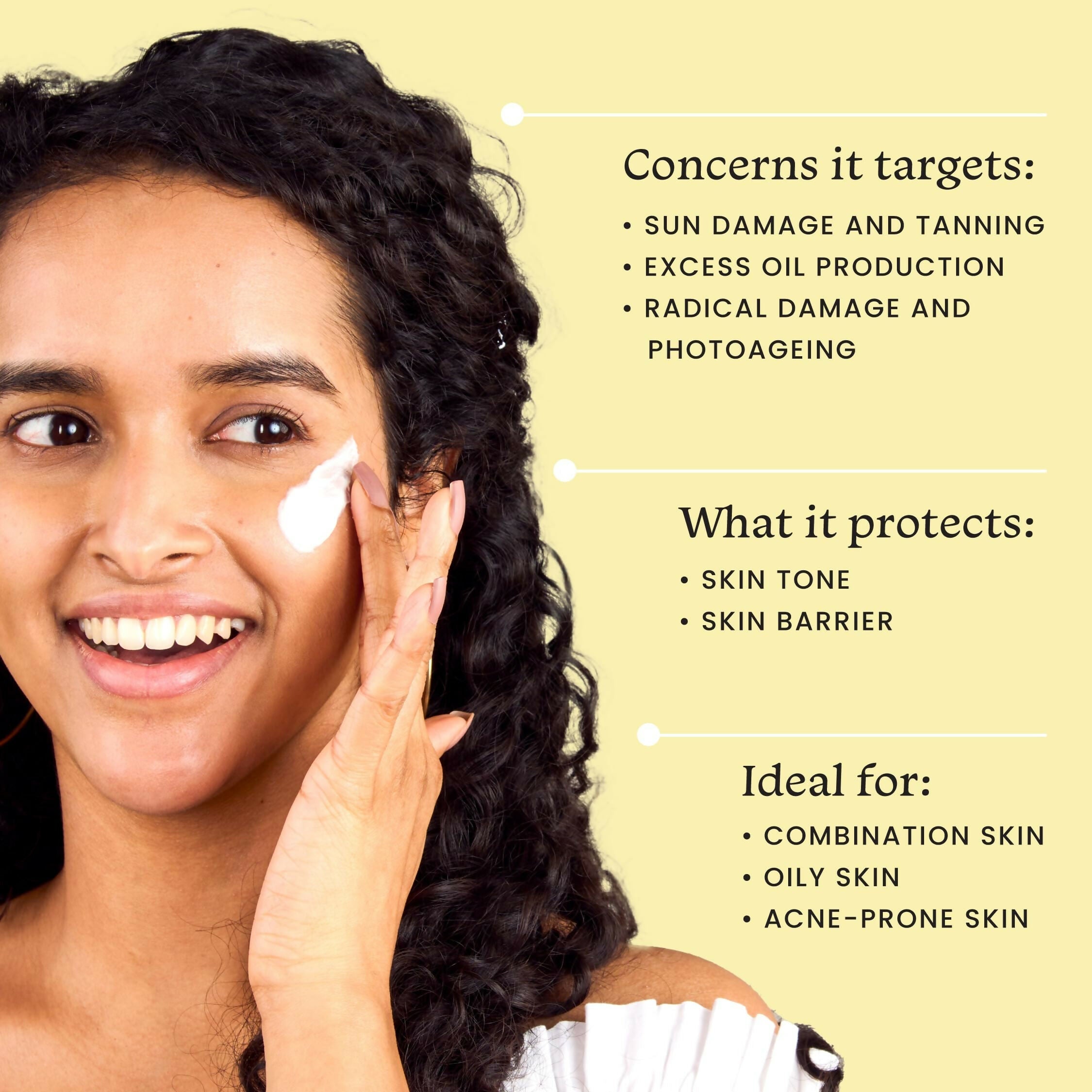 Foxtale Niacinamide Mattifying Sunscreen SPF 70+ PA++++ - Prevents Tanning, UVA/UVB Protection | Grocsy